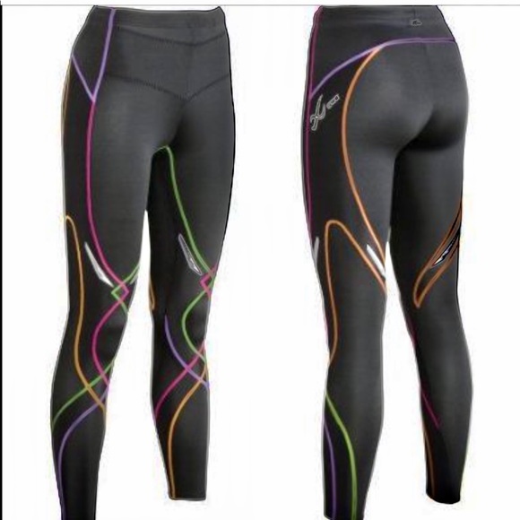 CW-X Pants - CW-X STABILYX HI-PERF COMPRESSION TIGHTS BLACK MED